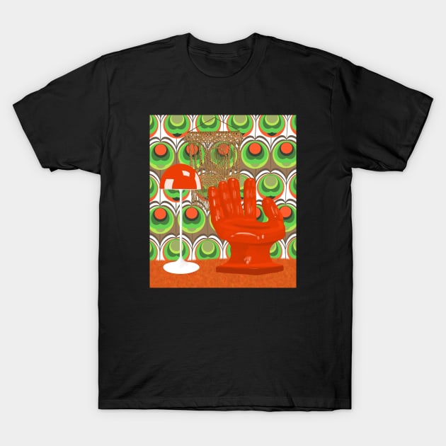 70s hand chair T-Shirt by jenblove